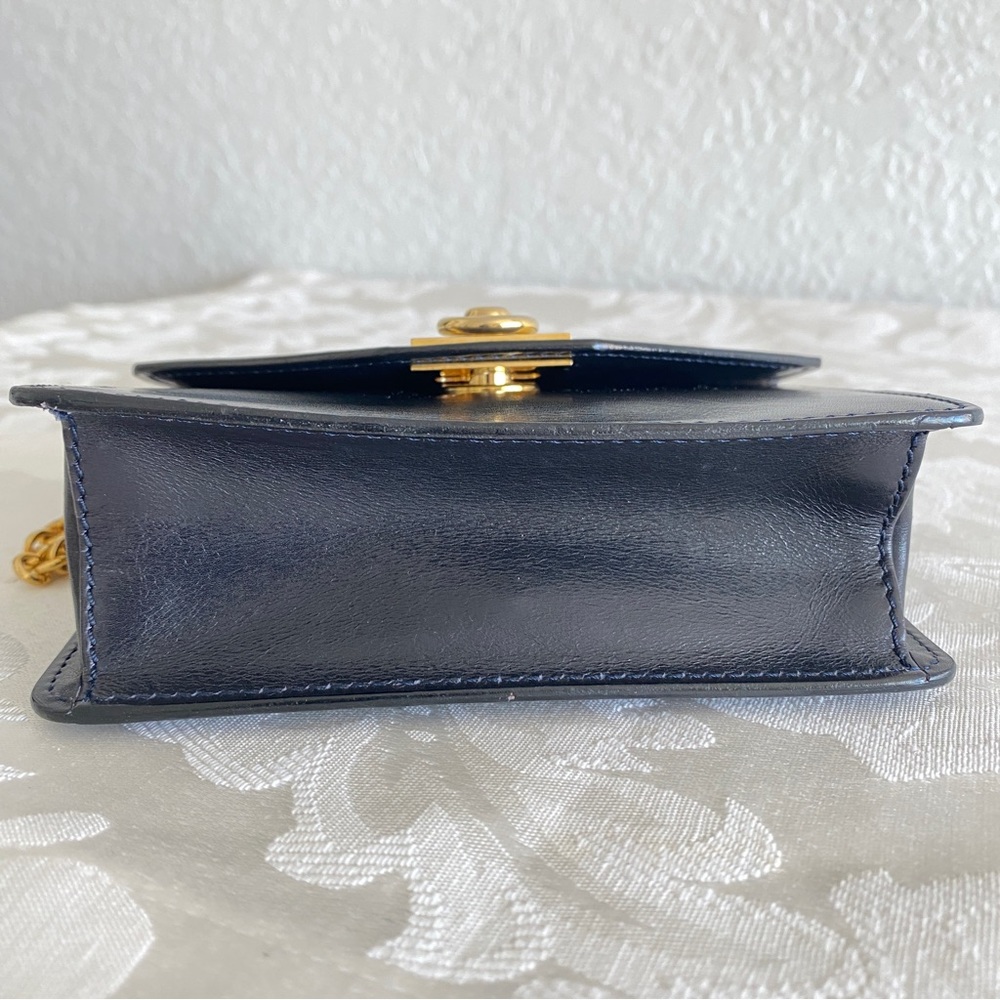 Céline Navy leather door knocker detail mini bag - Picture 8 of 16